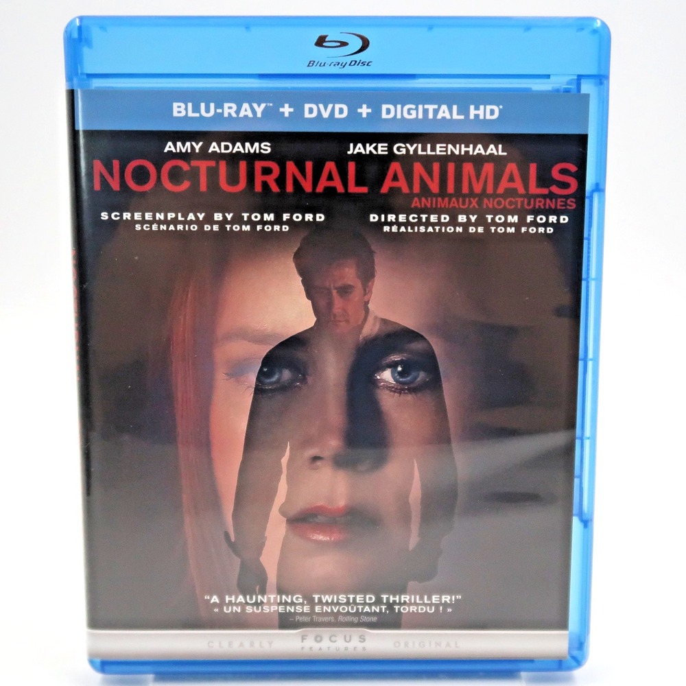Nocturnal Animals Blu-ray DVD Digital HD Amy Adams Jake Gyllenhaal Tom Ford